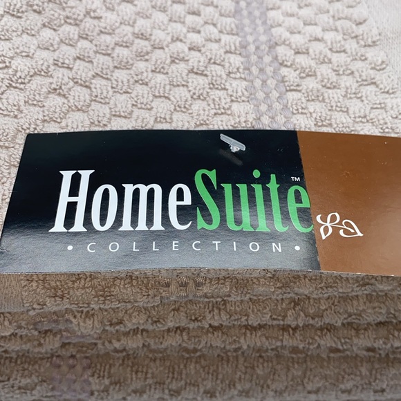 HomeSuite Collection 6 Piece 100% Egyptian Cotton Bath Towel Set Mushroom New - Picture 2 of 7